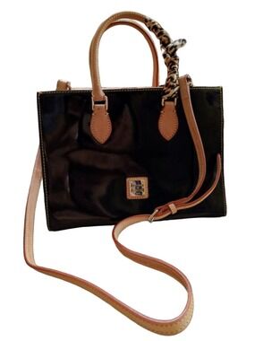 Dooney & Bourke Patent Leather Janine Satchel/ Crossbody